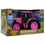 Ružový traktor